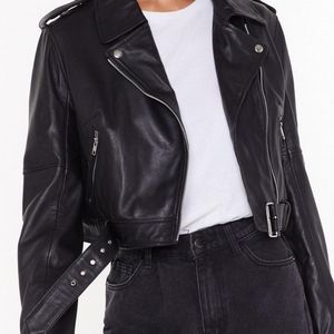 Nasty Gal Leather Jacket